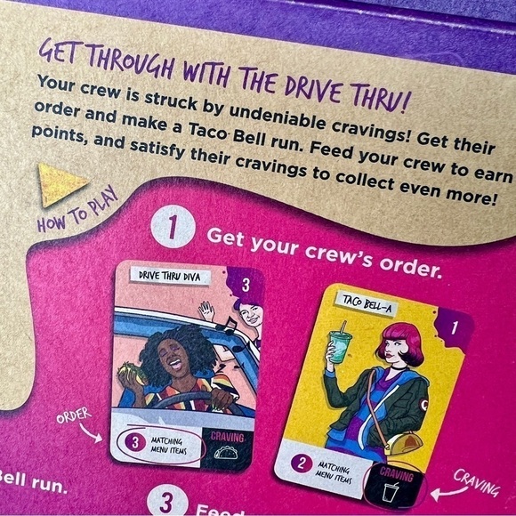Taco Bell NIB Party Pack Card Game by Ravensburger - Game Night, Tacos, Merch - Picture 4 of 10